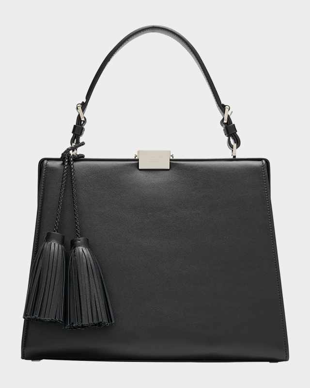 Simone Frame Leather Shoulder Bag